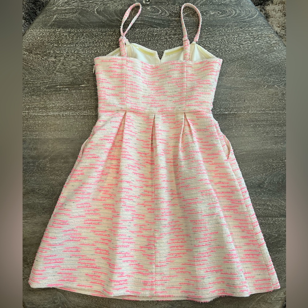 Moulinette Soeurs Pink and White Mini Dress - Picture 2 of 16